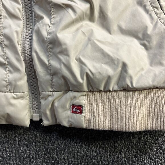 Quiksilver Jacket Boys Small Reversible Tan EUC‎ - Picture 13 of 16